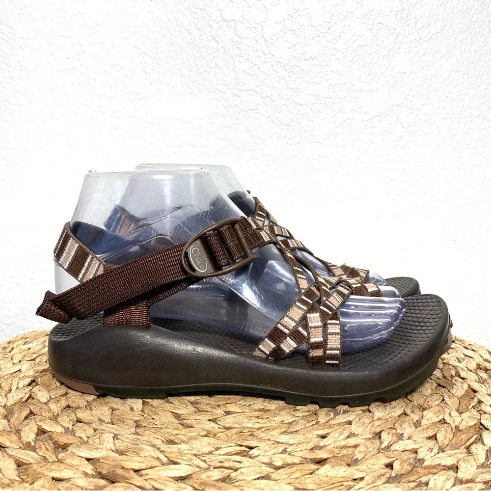 Chaco zx2 brown sandals